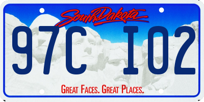 SD license plate 97CI02