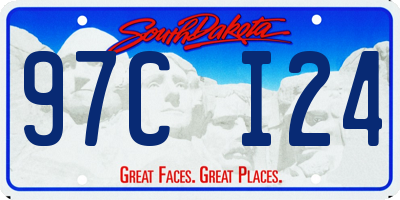 SD license plate 97CI24