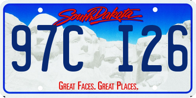 SD license plate 97CI26