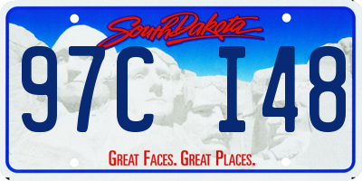 SD license plate 97CI48