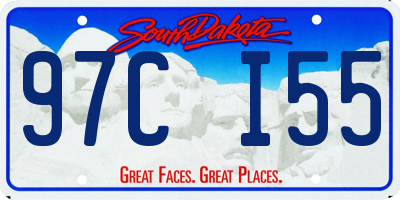 SD license plate 97CI55