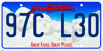 SD license plate 97CL30