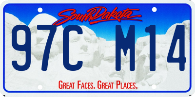 SD license plate 97CM14