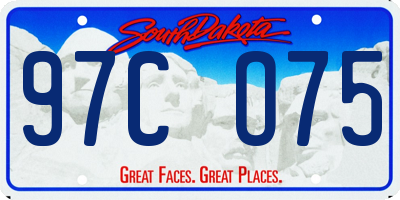 SD license plate 97CO75