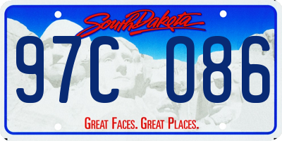 SD license plate 97CO86