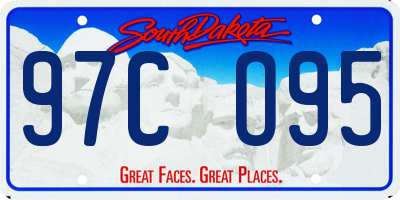SD license plate 97CO95