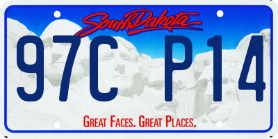 SD license plate 97CP14
