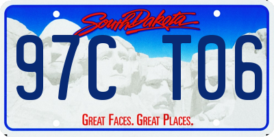 SD license plate 97CT06