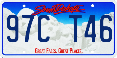 SD license plate 97CT46