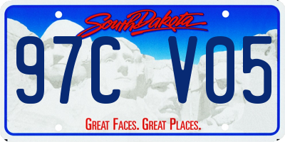 SD license plate 97CV05