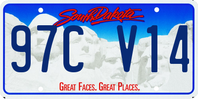 SD license plate 97CV14