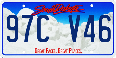 SD license plate 97CV46