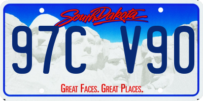 SD license plate 97CV90