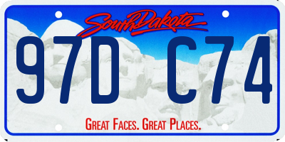 SD license plate 97DC74