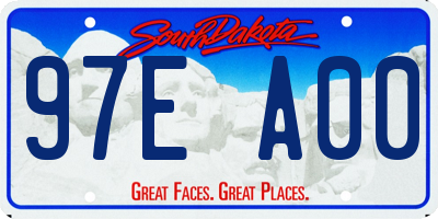 SD license plate 97EA00