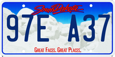 SD license plate 97EA37