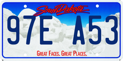 SD license plate 97EA53