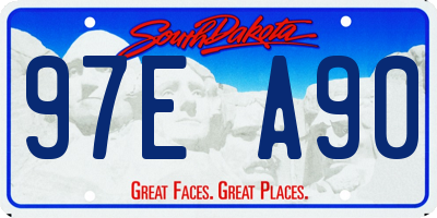 SD license plate 97EA90