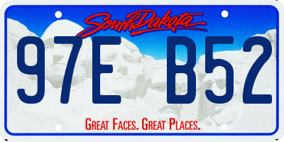 SD license plate 97EB52