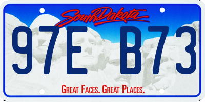 SD license plate 97EB73