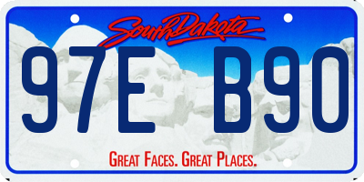 SD license plate 97EB90