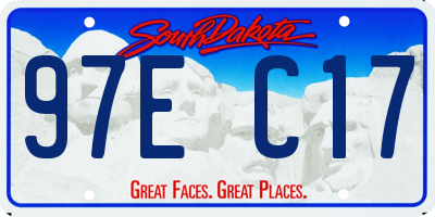 SD license plate 97EC17