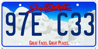 SD license plate 97EC33