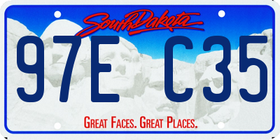 SD license plate 97EC35