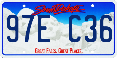 SD license plate 97EC36