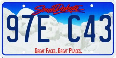 SD license plate 97EC43