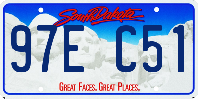 SD license plate 97EC51