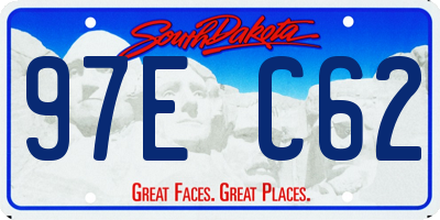 SD license plate 97EC62