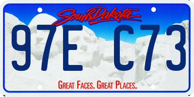 SD license plate 97EC73