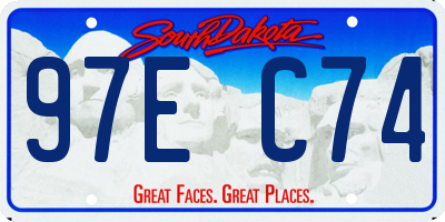 SD license plate 97EC74