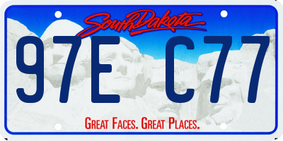 SD license plate 97EC77