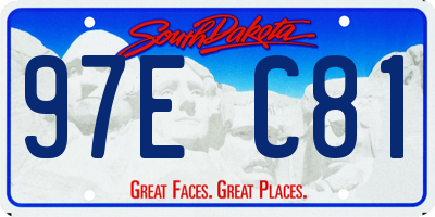 SD license plate 97EC81