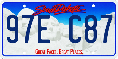 SD license plate 97EC87