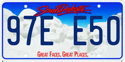 SD license plate 97EE50
