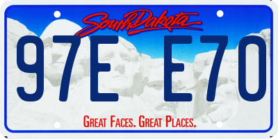 SD license plate 97EE70