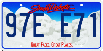 SD license plate 97EE71