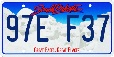 SD license plate 97EF37
