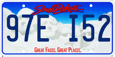 SD license plate 97EI52