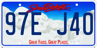 SD license plate 97EJ40