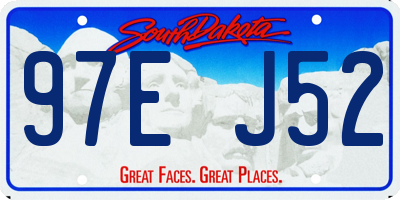 SD license plate 97EJ52