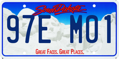 SD license plate 97EM01