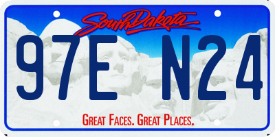 SD license plate 97EN24