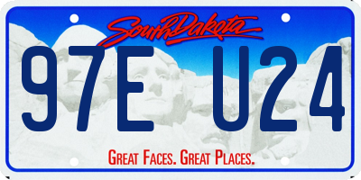 SD license plate 97EU24