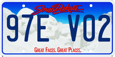 SD license plate 97EV02