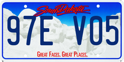 SD license plate 97EV05