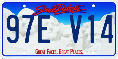 SD license plate 97EV14